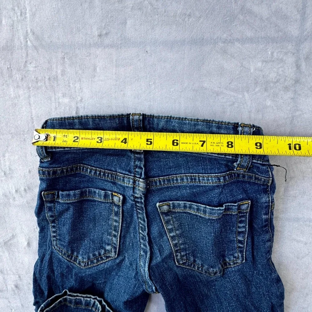Cat & Jack Straight Jeans Boys 8 Blue Denim Medium Wash Super Stretch Streetwear